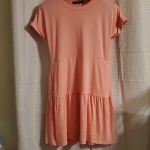 FASHION WOMAN ORANGE  DRESS